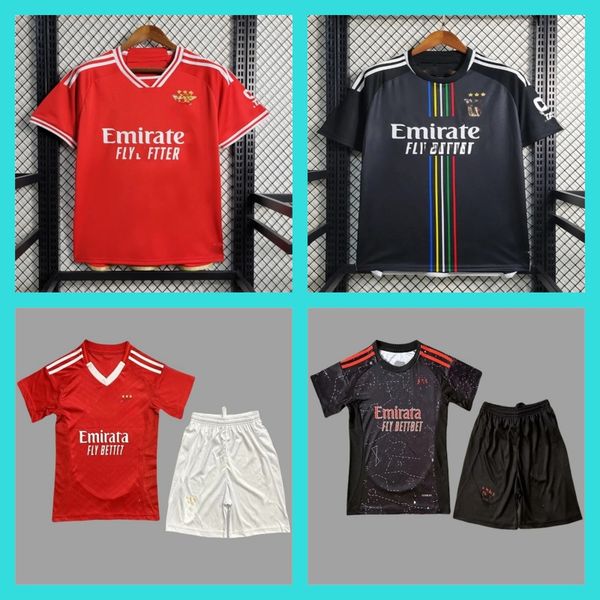 

2024 2025BenficaHome and away games clothing support clothing can be customized with your name and number on clothes and shorts, Blue
