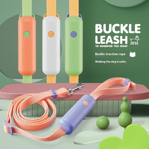 

New explosion-proof dog walking rope, cat leash, buckle, retractable pet supplies