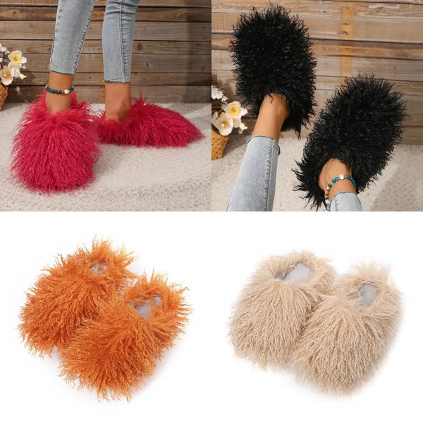 

2024 Fashion Women's Summer rubber flat bottom Slippers White Blue black Beige Indoor Comfortable Thick Plush Size 36-49, Green