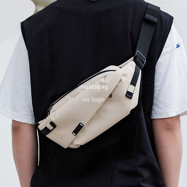 

Customized men's waist pack crossbody bag Running multi-function chest bag Sports casual shoulder bag Waterproof mobile phone waist pack, Blue