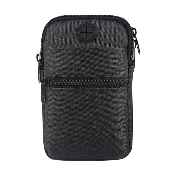 

Men's multi-functional pocket change bag waterproof single shoulder crossbody phone bag, Grey