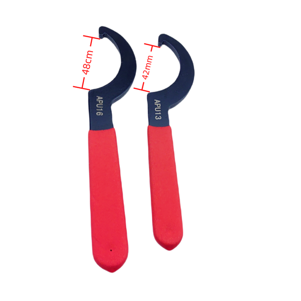 

Multi-Functional 6-Piece Alloy Steel Shock Hook Coilover Spanner Wrench Set