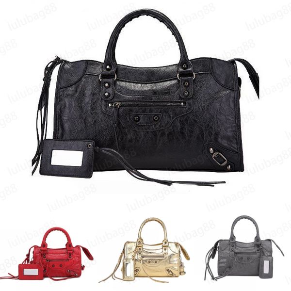 

City Leather Tote Shoulder Simple Crossbody Bags Designer Women Bag Motorcycle Handbag Solid Color Fashion Street 3 Sizes Xb073 392 971, Pink