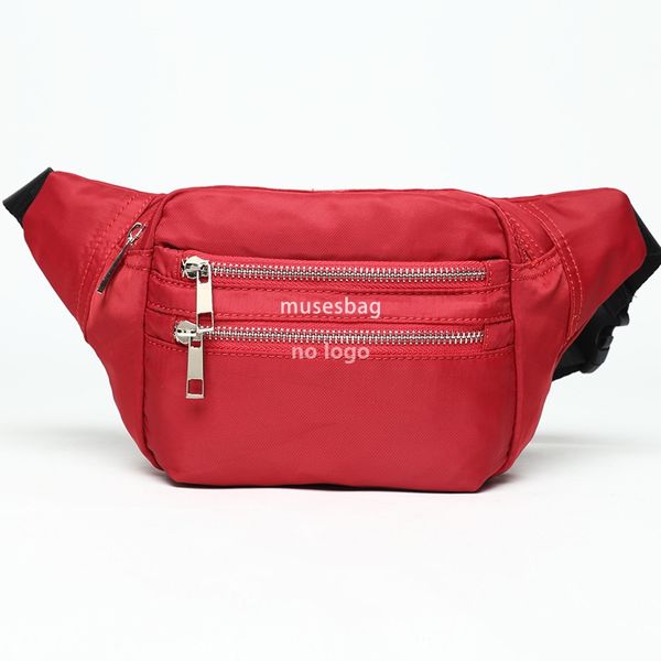 

New men's waist pack fashion canvas solid color waist pack sports leisure wear-resistant multi-functional waist pack wholesale, Blue