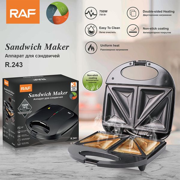 

Household fully automatic sand hine, heated toast, double-sided breakfast hine, multifunctional light bread maker