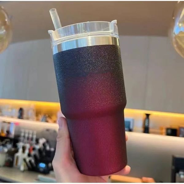 

Designer stanely cup H2.0 40oz Stainless Steel Tumblers Cups With Silicone Handle Lid and Straw Insulated Water Cup Support bulk purchase, Frosted silver