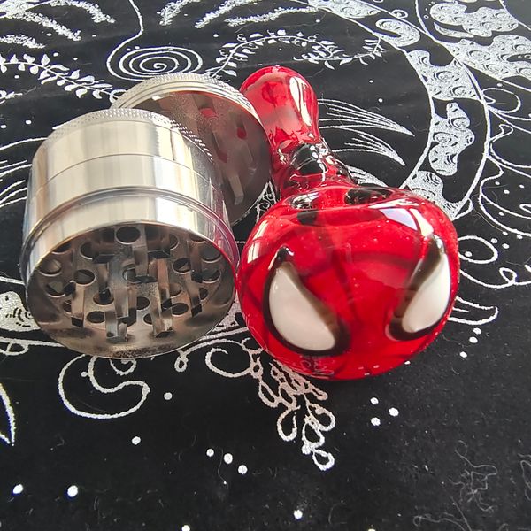 

spider pipe Wholesale colorful Mini Glass Pipes Glass Tobacco Pipes Glass smoking Pipes Hand Pipes hammer Pipes mixed colors