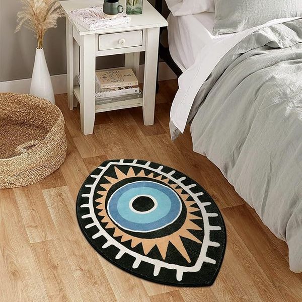 

Carpets Faux Cashmere or Mat Home Decorative Carpet Bedroom Non-Slip Rug
