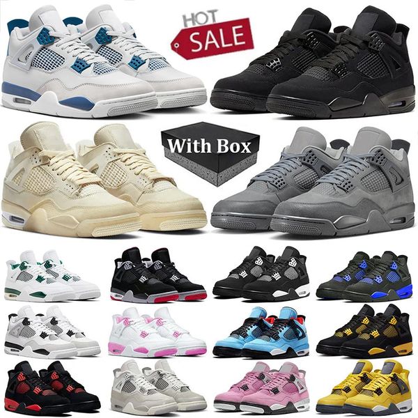 

With Box Basketball Shoes Black Cats Womens Mens Shoes Wet Cements Bred Reimagined White Thunder Metallic Pink Sports Sneakers Trainers Big Size dhgate, Light tan