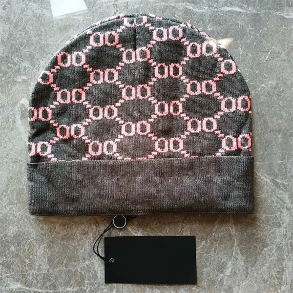 

Classic Designer Winter Beanie Men Women Fashion Knitted Caps Autumn Wool Hat Letter Jacquard Unisex Warm Skull Cap 10 Colors Bonnet, Red