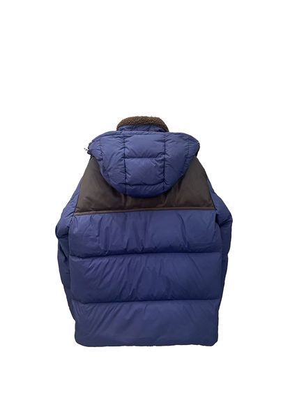 

mens hoodie puffer jacket designer mens down jacket parkas sheepskin spliced wool collar salzman luxury new winter man hoodies puffer cropped puffer jacket size 1-6, Blue