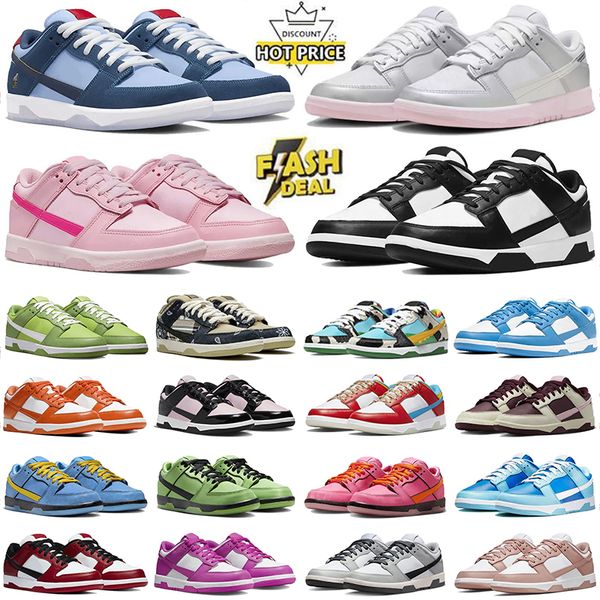 

Designer men women casual shoes panda white black grey fog metallic silver pink brown orange paisley rose whisper sail orange mens trainers sports sneakers 36-45 GAI