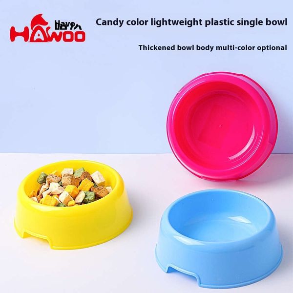 

Portable, lightweight, high legged plastic single anti spill pet food utensil, cat water bowl, dog bowl