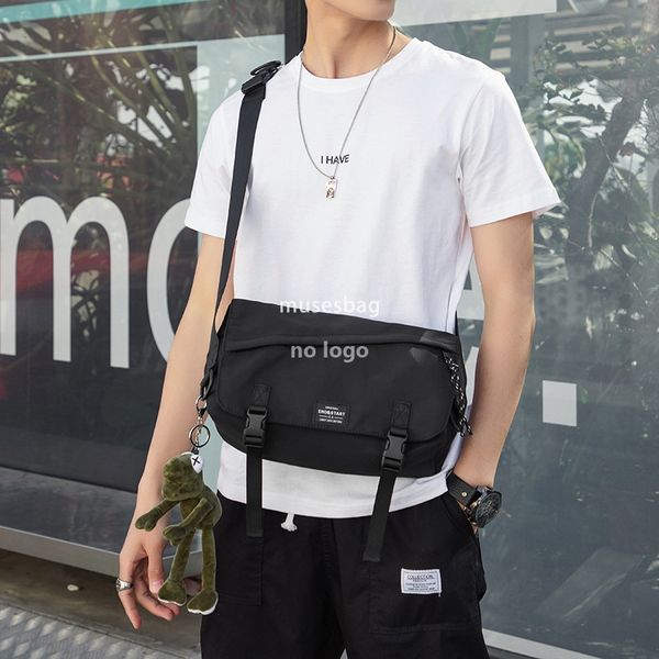 

Fashion body bag ins crossbody bag crossbody messenger bag men's bag men's shoulder bag dead fly cargo backpack boys, Black