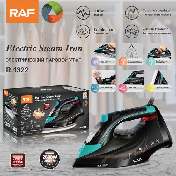 

RAF European Standard Dry and Wet Dual purpose Steam Iron for Household Handheld Ironing Electric Iron Portable Hanging Ironing hine R.1322