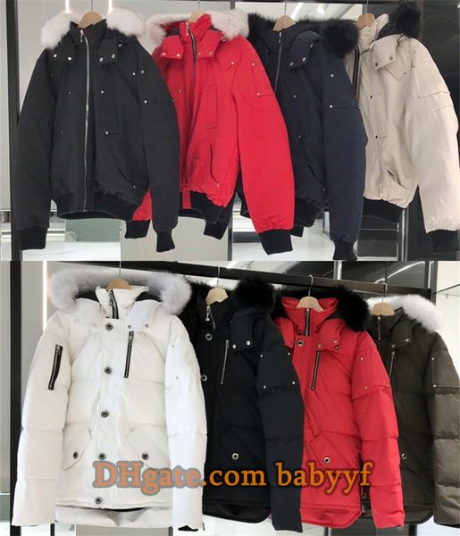 

Men down jacket Men puffer jacket Parkas Down filling coats keep warm outerwear cold fluffy hood coat Designer thickening coat Snowcoat Fur decoration Winter coat, 02-black+black fur