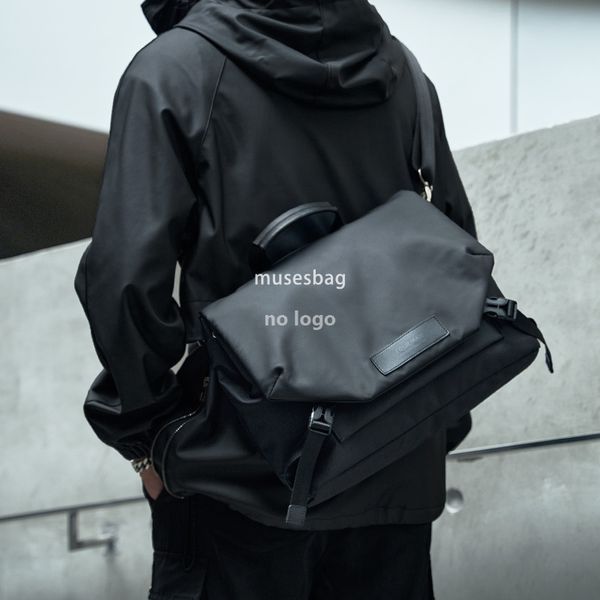 

New men's large capacity fashion motorcycle crossspan shoulder bag Sports backpack crossbody bag men's riding cross bag, Black