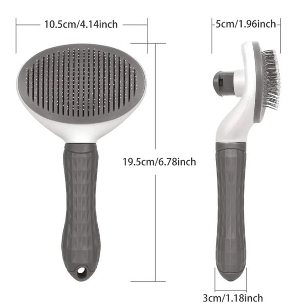 

One Click Design Cat Automatic Hair Removal Beauty Dog Comb Brush Pet Supplies