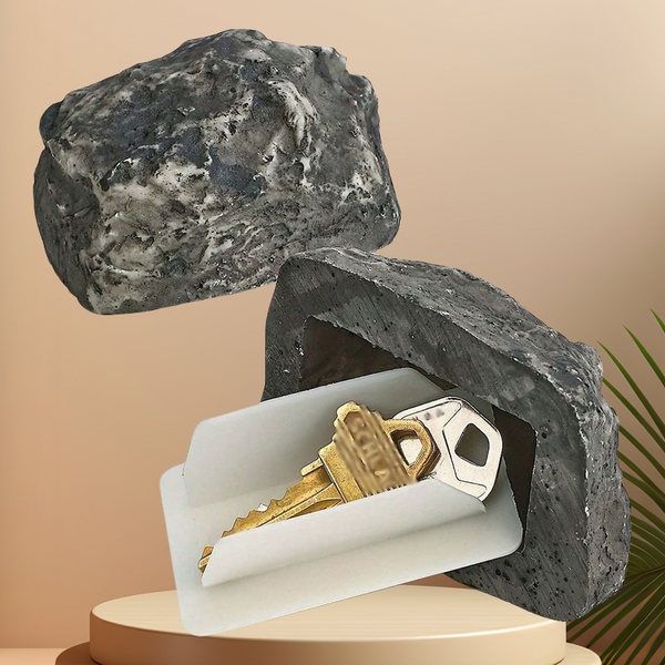 

10pcs Outdoor Garden Hidden Hide In Stone Security Safe Storage Hiding Key Box Rock