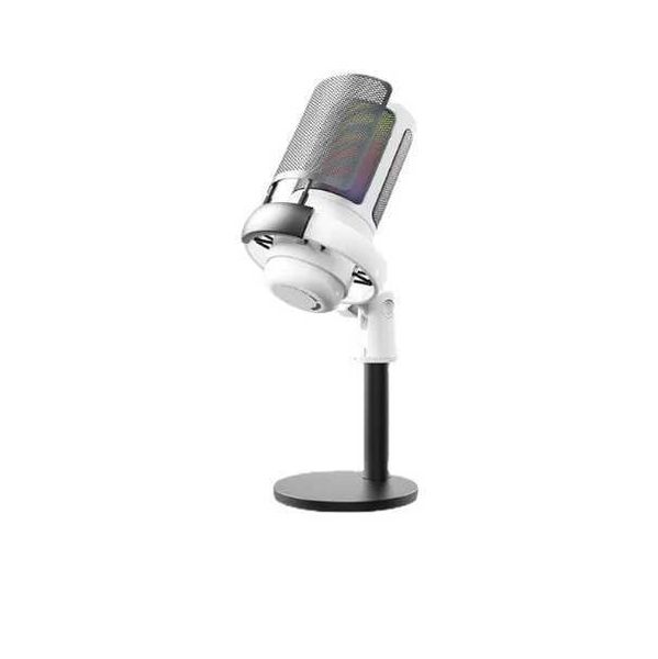 ME6S Professional Studio Mic Live Streaming Podcast KTV Radio Singing Recording RGB Condenser Game MicrophoneM240815