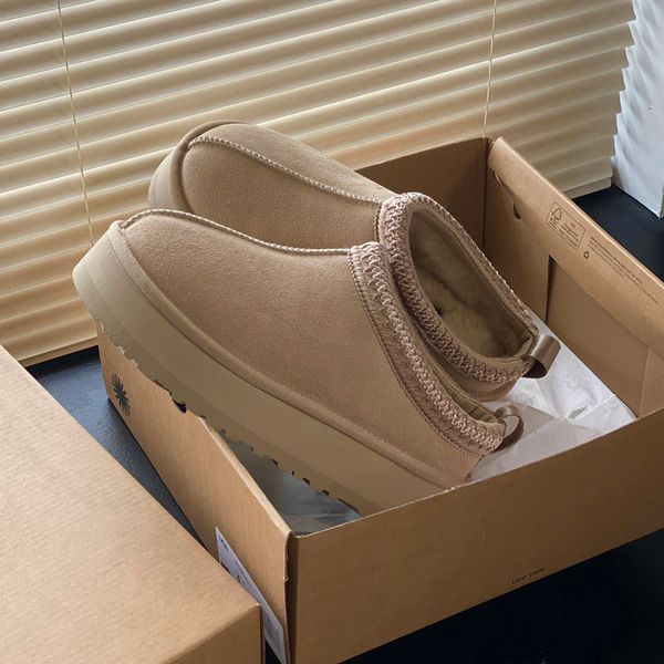 

Womens Tazz Slippers Tasman Fur Slides Classic Mustard Seed Sand Ultra Mini Platform Slippes Slip-on Les Petites Suede Wool Seal Winter Designer Slippers Size 35-44, #10