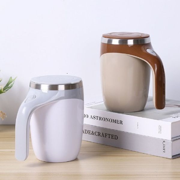 

Magnetic Electric Drink Preparation Cup for Cozy Beverages - USB Rechargeable Auto-Mixer by Celebrities' Choice, Yellow