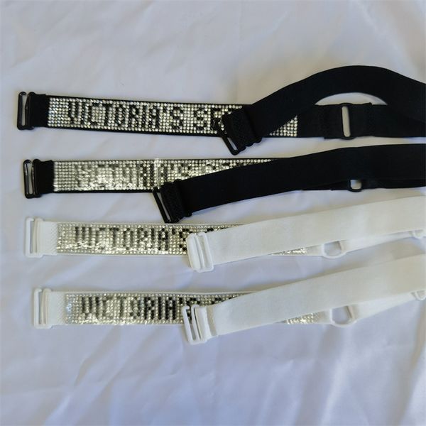 

Vs Secret diamond bra strap underwear accessories strap blingbling inlaid alphabet masonry strap shoulder strap 2*40cm