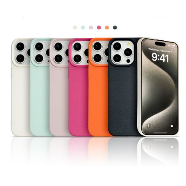 

Advanced Leather Texture iPhone 16 Promax 14 Silicone 12 Soft Case 15 Protective Cover 11 Apple 13 Cell Phone Cases, Blue