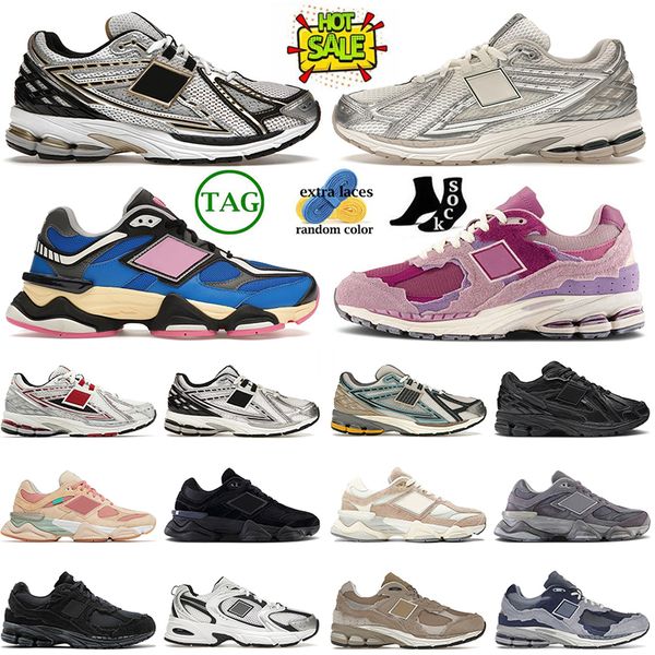 

New 9060 2002 Running Shoes Designer Men Women Protection Pack Sea Salt Rain Cloud Washed Blue Driftwood Castlerock Platform Dhgates Trainers Sneakers Sports, D (1)