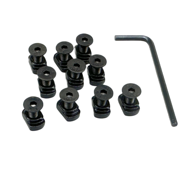 

10sets/pack MLOK M-LOK Screw And T Nut Replacement Set