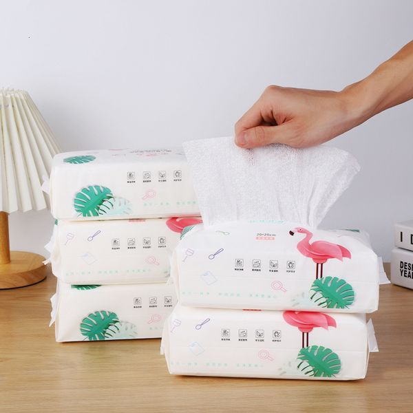 

Pull out lazy cloth, special kitchen paper towel, disposable dry and wet dishwashing cloth for household cleaning