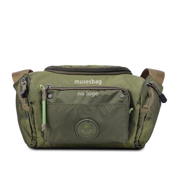

Multi-pocket men's bag Fanny pack Men's Valandere Outdoor sports riding bag canvas waterproof crossbody bag, Black