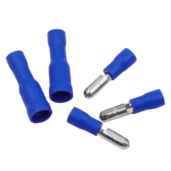 

Power electronic components Bullet head male female docking terminal fully insulated cold pressed terminal head