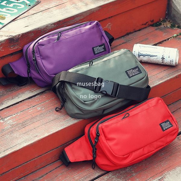 

Stylish chest bag Practical men's waist pack Summer crossbody bag Casual fashion trend women's shoulder bag, Red