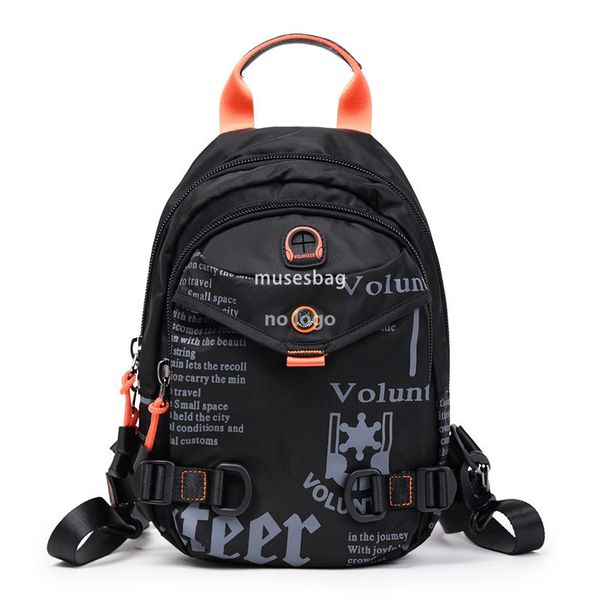

New high quality outdoor travel backpack multi-functional men's backpack men's bag shoulder bag nylon bag factory, Black