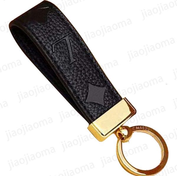 

UN Luxury Keychain Designer Key Chain Classic Keychains Letter Card Holder Exquisite Portachiavi Leather High Quality Keyring Cute For Women Men Accessories Y19
