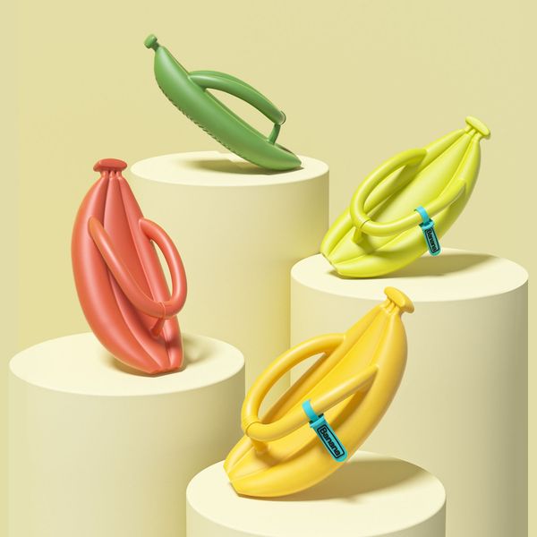 

Unique Banana-Shaped Slippers for Home Use - Unisex Design Designer slippers Women's shoes Support bulk purchasing
