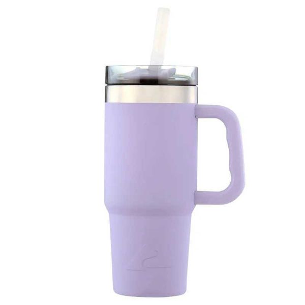 

Purple 18 oz Double Wall Vacuum Insulated Stainless Steel Tumbler with Easy-Grip Handle, Durable & BPA-Free, Perfect for Hot or Cold Drinks