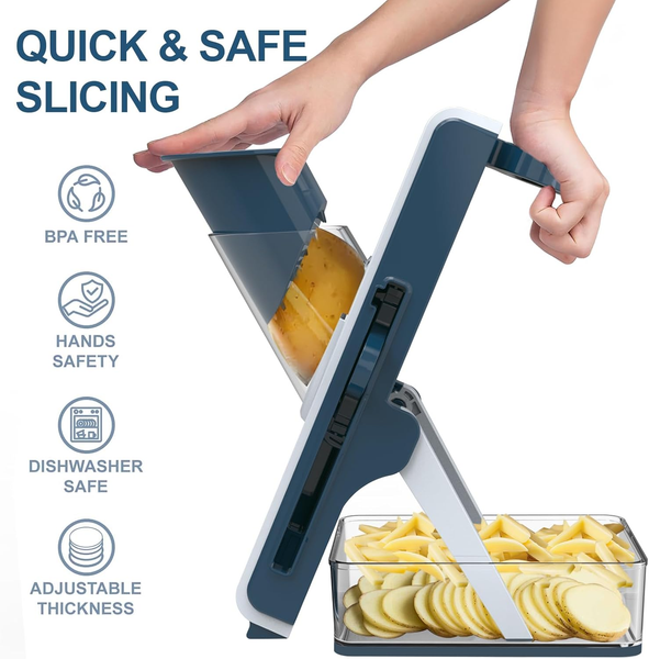 

Kitchen potato and vegetable slicer food radish chopper french fry slicer carrot grinder slicer Multipurpose Kitchen Vegetable Slicer Versatile Food