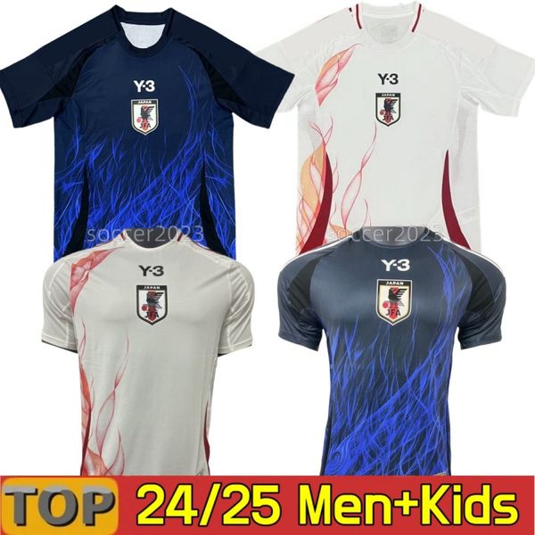 

2024 Japan Y3 Soccer Jersey 24/25 ISAGI ATOM MINAMINO national team NAGATOMO KAMADA MACHINO Shirt OSAKO KUBO HARAGUCHI football uniforms Fan Player Version, 2024 home aldult