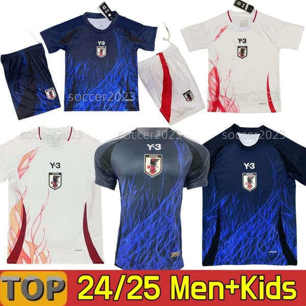 

Japan 2024 Soccer Jerseys Cartoon ISAGI ATOM TSUBASA MINAMINO ASANO DOAN KUBO ITO WOMEN KIDS KIT Y3 Japanese Special Uniform 24 25 Football Shirt Fan Player Version, 2024 home aldult