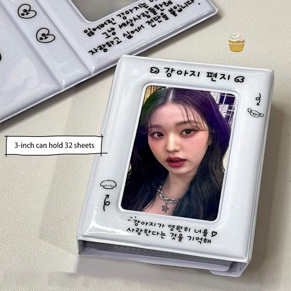 

ins Wind Cream puppy single cell loose-leaf card book envelope card pack Photo album containing small card 3 "Polaroid love beans