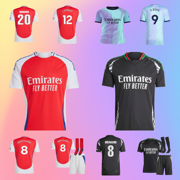 

2024 2025SAKA HAVERTZ RICEarsenal Football ShirtSMITH ROWEHome and away gamesCALAFIORI ODEGARD MARTINELLI NKETIAH Football Set Shirt Player, Blue