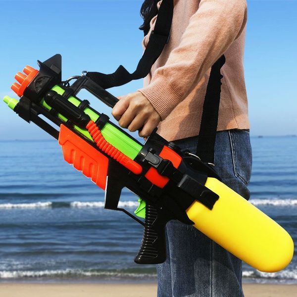 

Wholesale 38 50 60CM Summer Swimming Pool Beach Sand Fight Rifle Large Air pressure pull-out water gun Play Toys