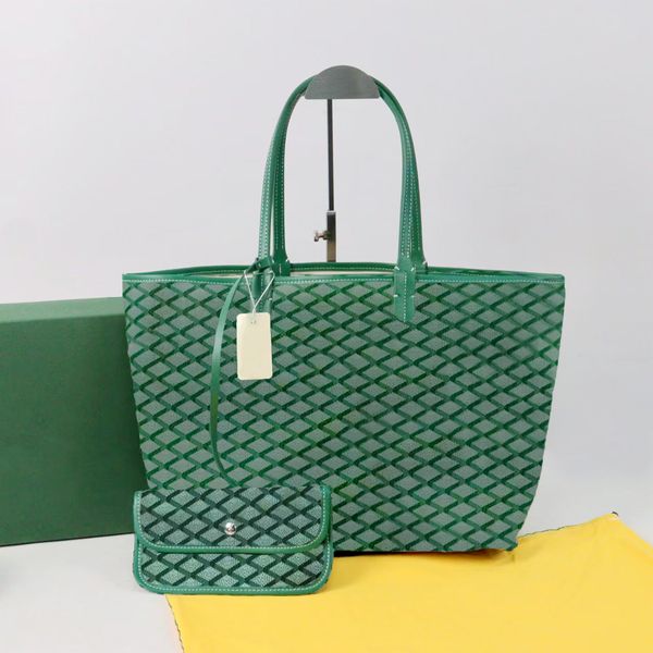 

Designer Bag Tote Bag Tote Women's Handbag Purse Leather Shoulder Tote Large Composite Shopping Luxury Bag Plaid Designer Double Letter Bag 02, #1