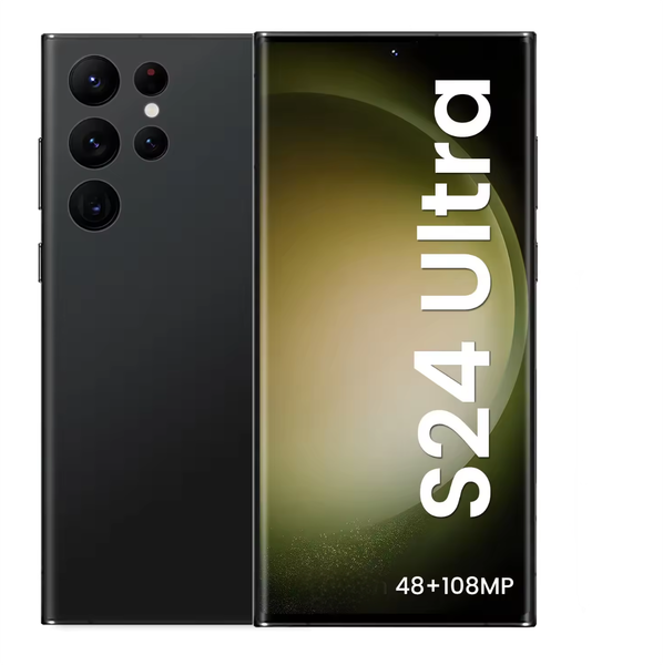 

Ultra 5G S24 Unlocked Smartphone with 6.8-inch HD Screen, 16GB RAM + 1TB ROM, Fast Charging & Dual Standby SIM Support - Android OS cell phone, Black