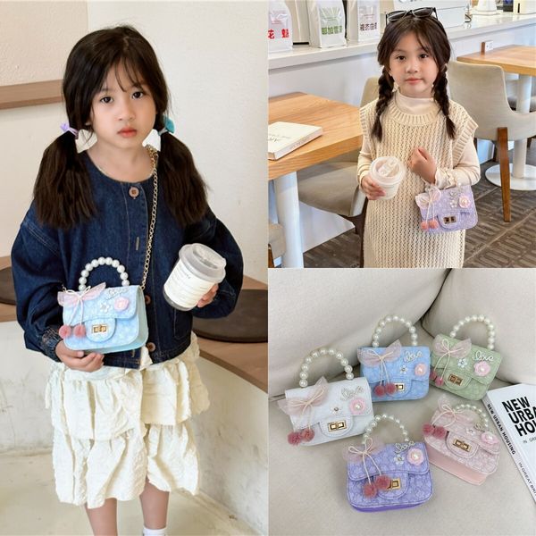 

Girls' Fragrant Mini Crossbody Bag - Cute Princess Purse with Small Wallet for Kids, Blue