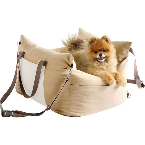 

With Handle Waterproof Safety Seat Car Bag Portable Kennel Pet Cushion Cage Accessories Dog Travel House