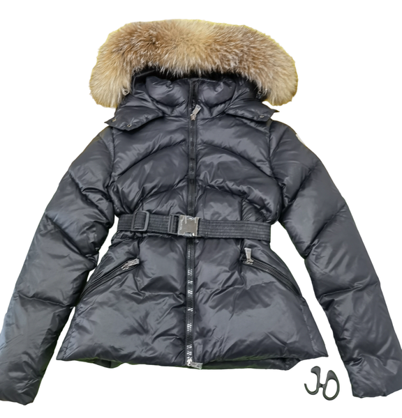 

Winter Hooded Down Jacket For Women Waist Slim Short Coat Side Pocket, Orange