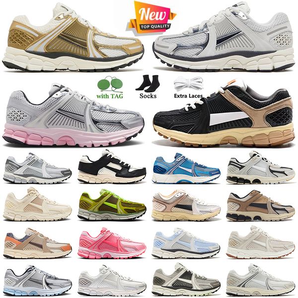 

Outdoors Designer Vomero 5 Metallic Gold Running Shoes 2024 Top Fashion Triple Black Photon Dust Yellow Ochre Platinum Tint Vomeros Mens Women Trainers Sneakers 45, #20 36-45